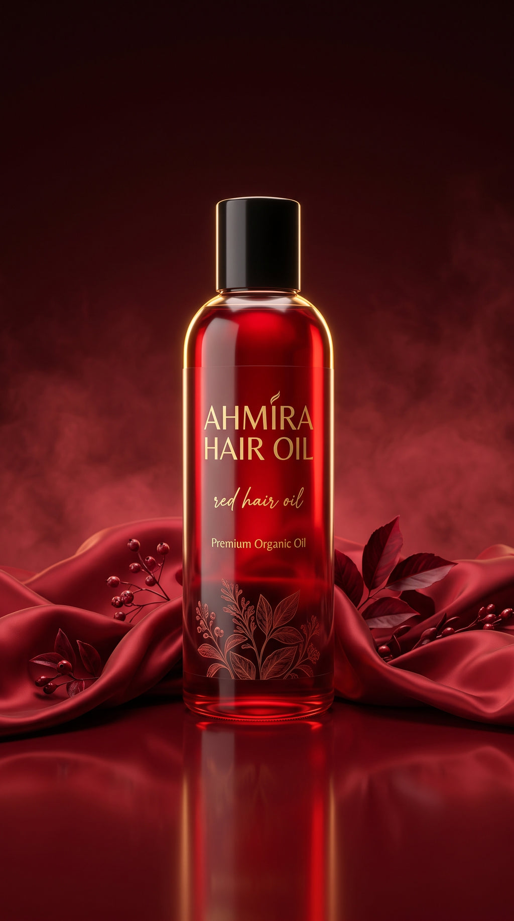AHMIRA RED Hair Oil  100% Natural Seeds Oil Blend (100ml)