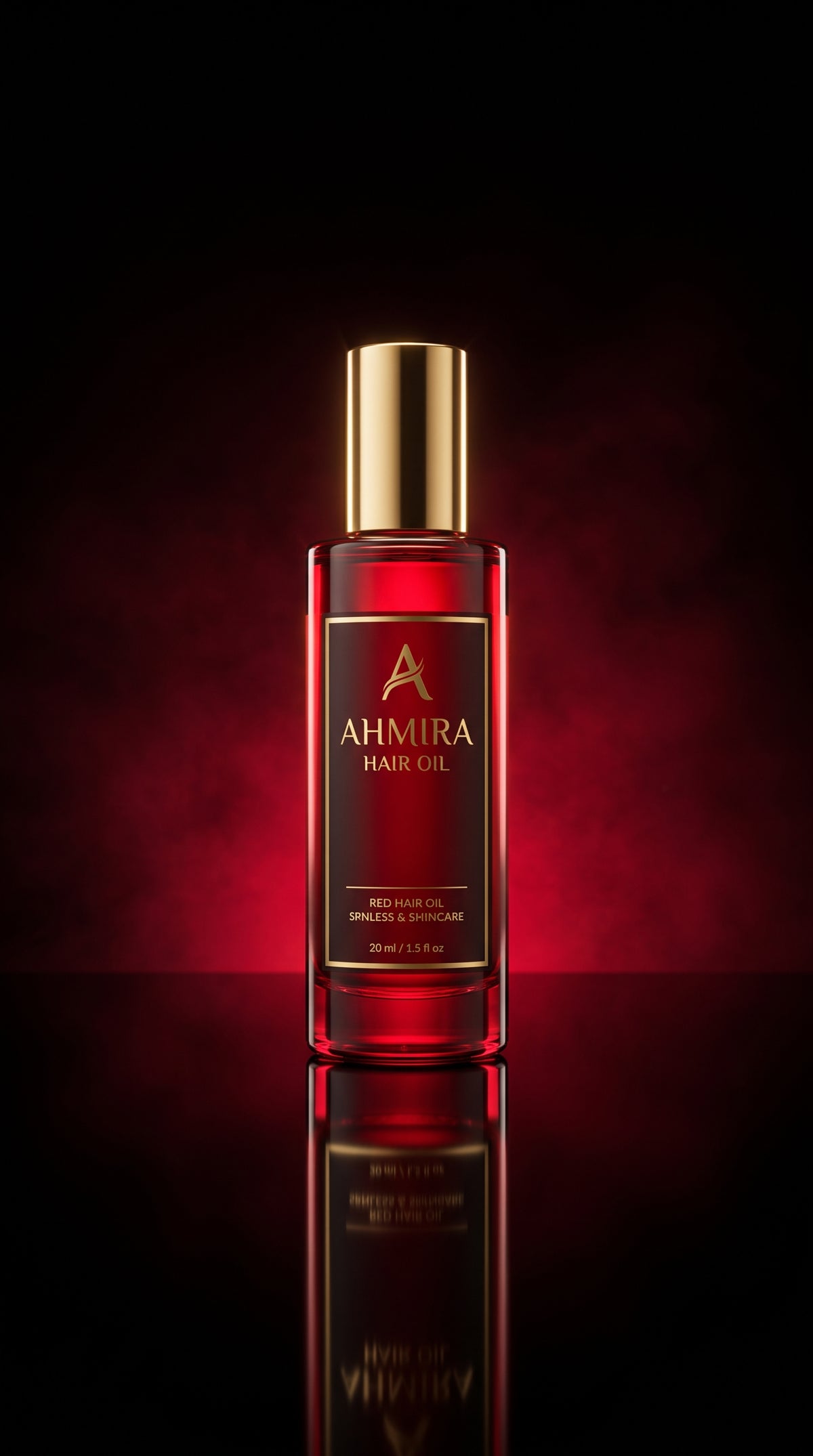 AHMIRA RED Hair Oil  100% Natural Seeds Oil Blend (100ml)
