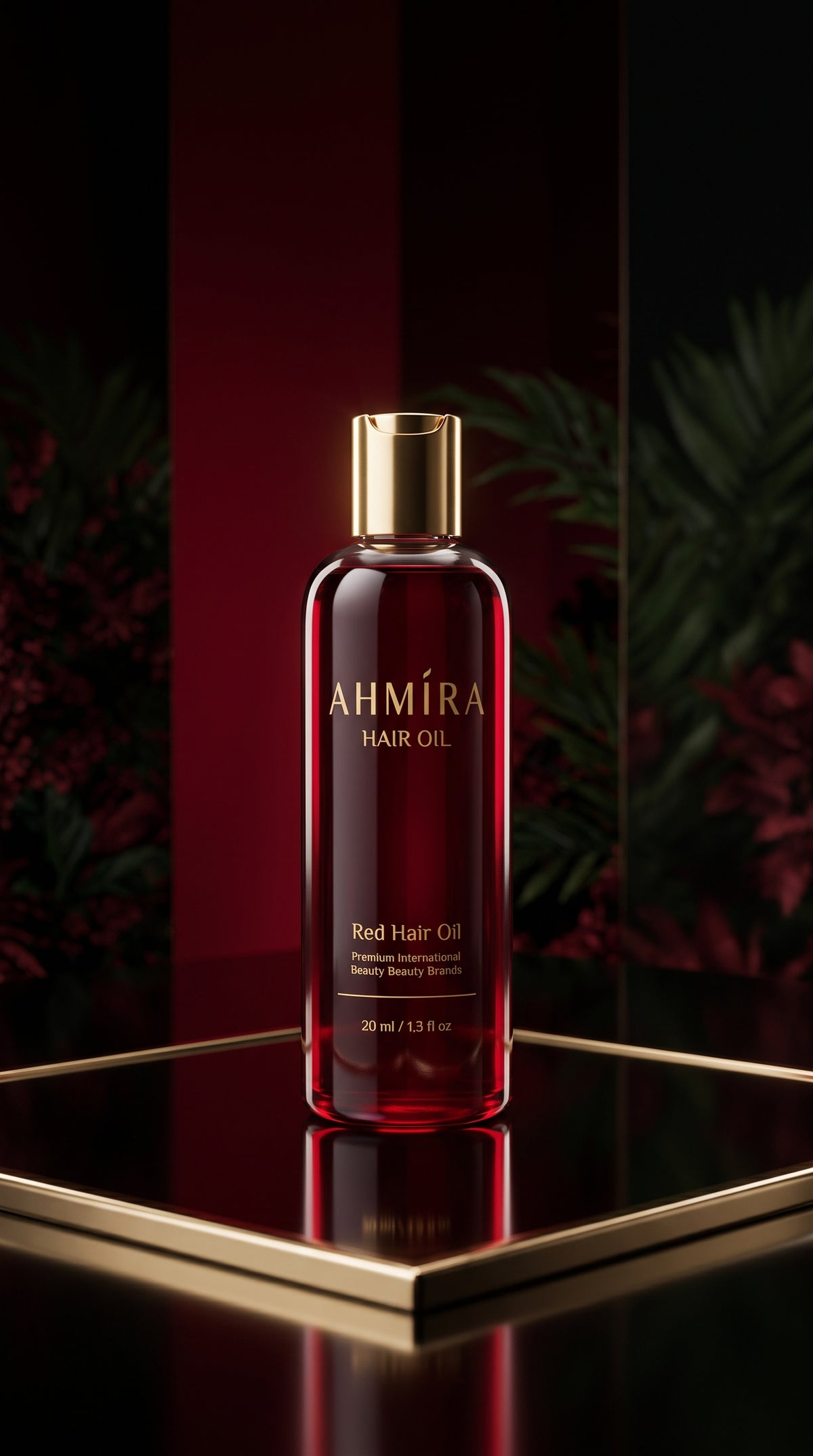 AHMIRA RED Hair Oil  100% Natural Seeds Oil Blend (100ml)