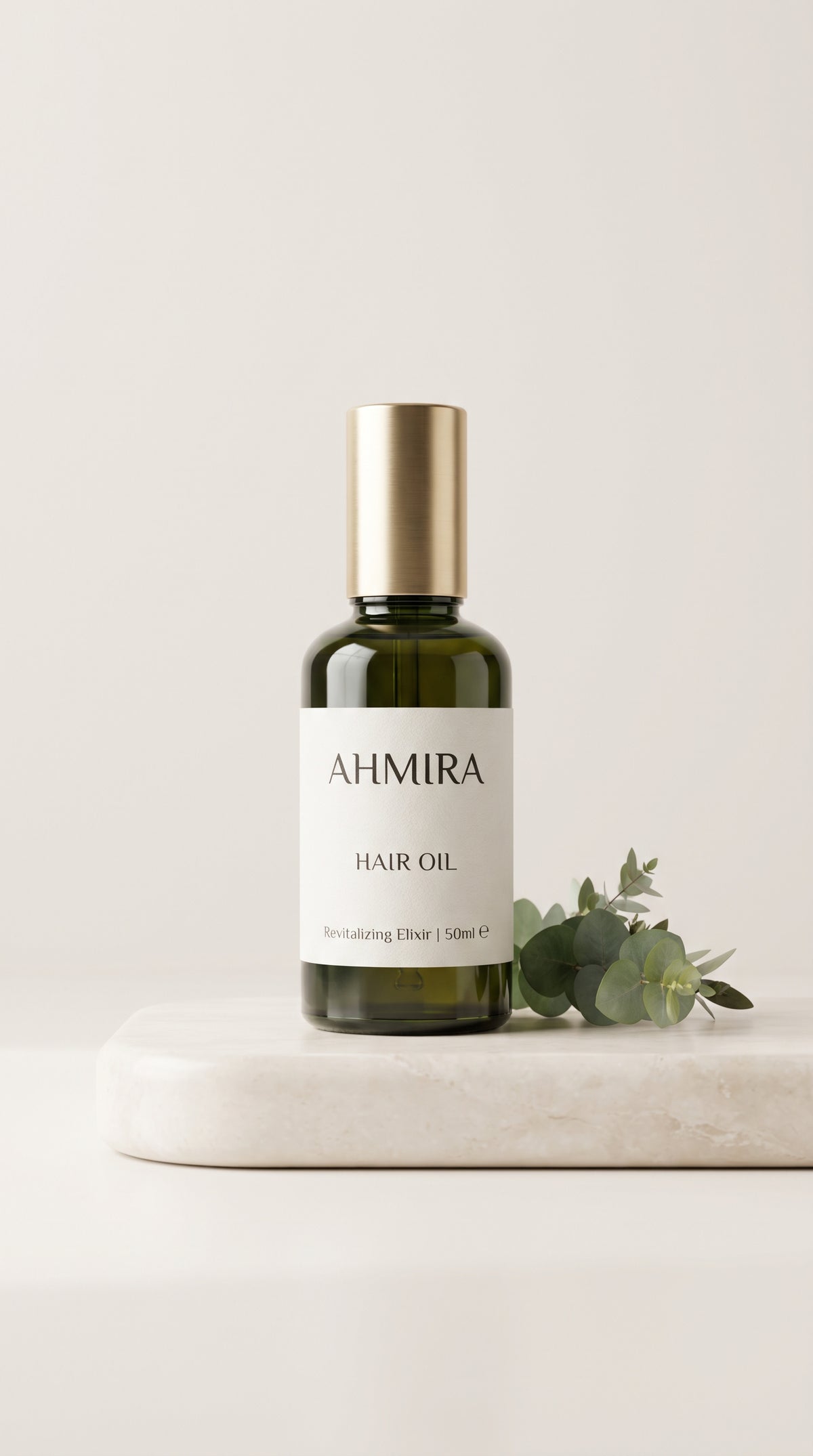 AHMIRA Hair Oil 100% Natural Gold Seeds Oil Blend (100ml)