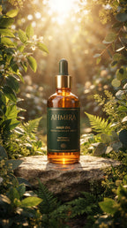 AHMIRA Hair Oil 100% Natural Gold Seeds Oil Blend (100ml)
