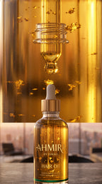 AHMIRA Gold Hair Oil  100% Natural Seeds Oil Blend (100ml)